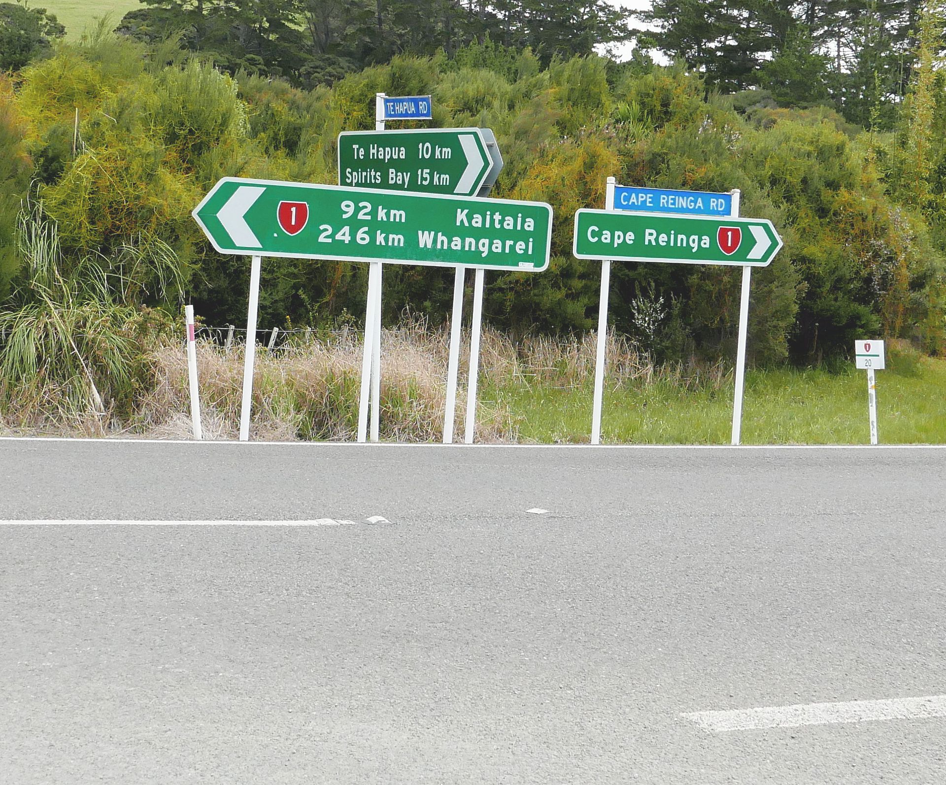 Waitiki Landing Kreuzung